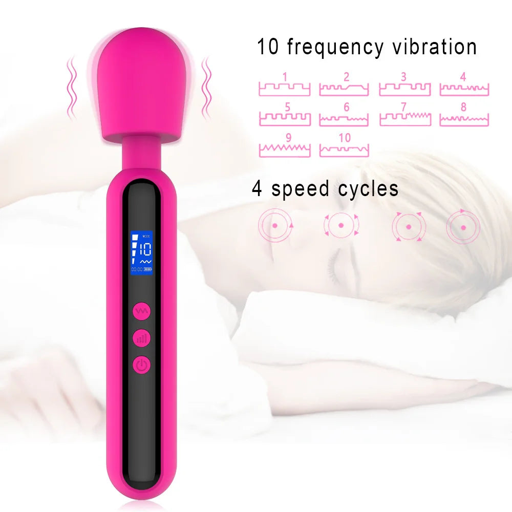 Kraftige massasjestaver og vibratorer