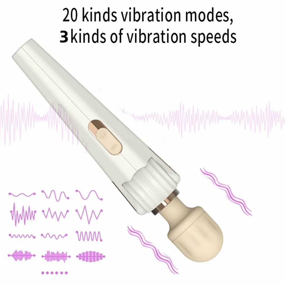 Kraftige massasjestaver og vibratorer