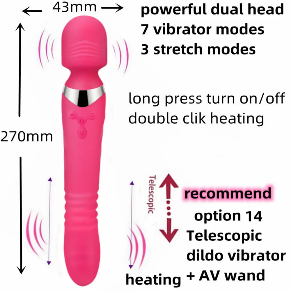 Kraftige massasjestaver og vibratorer