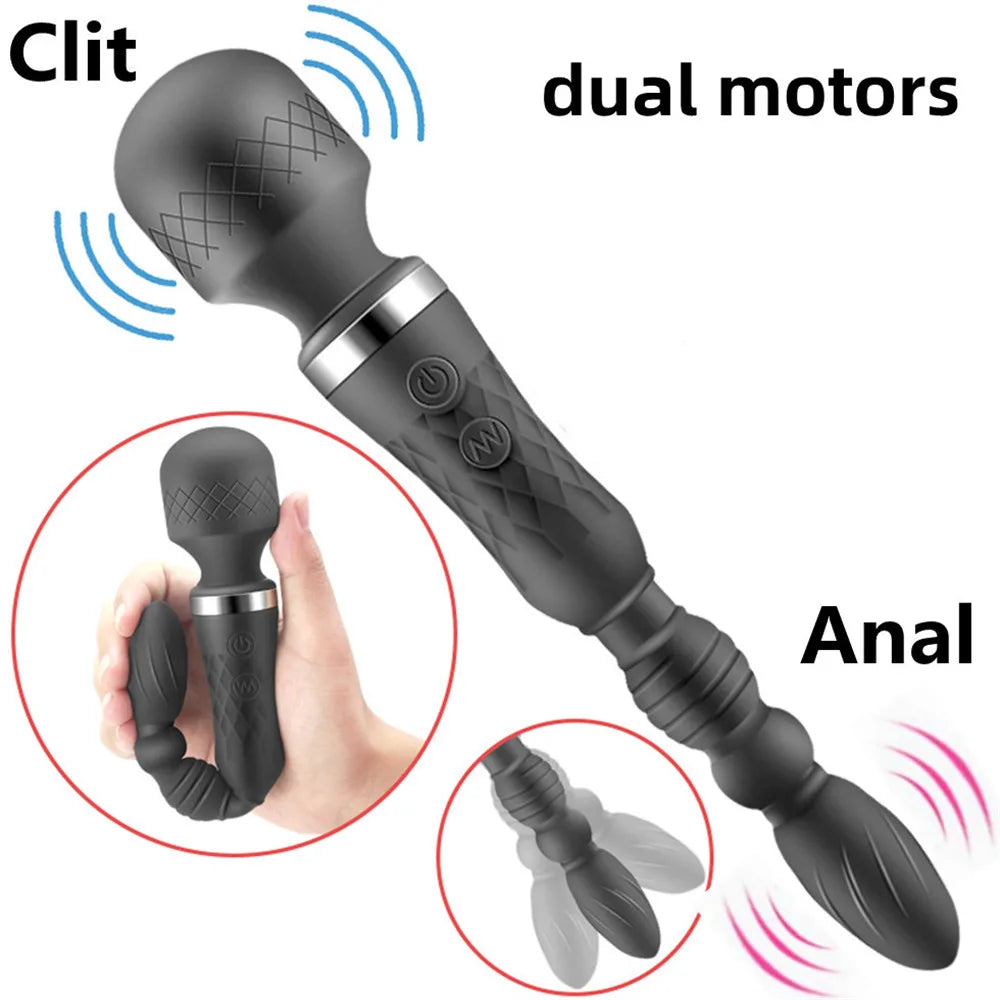 Kraftige massasjestaver og vibratorer