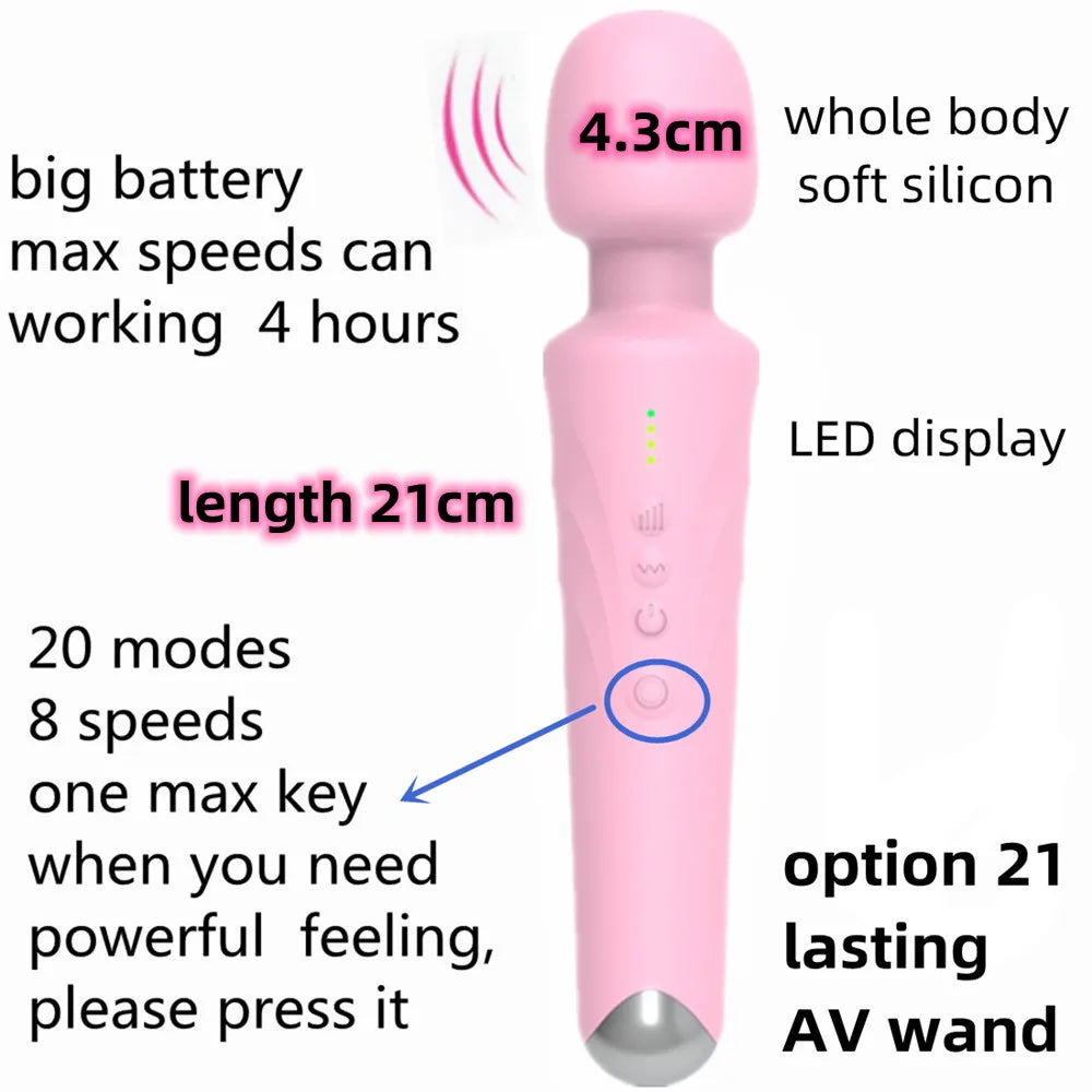Kraftige massasjestaver og vibratorer