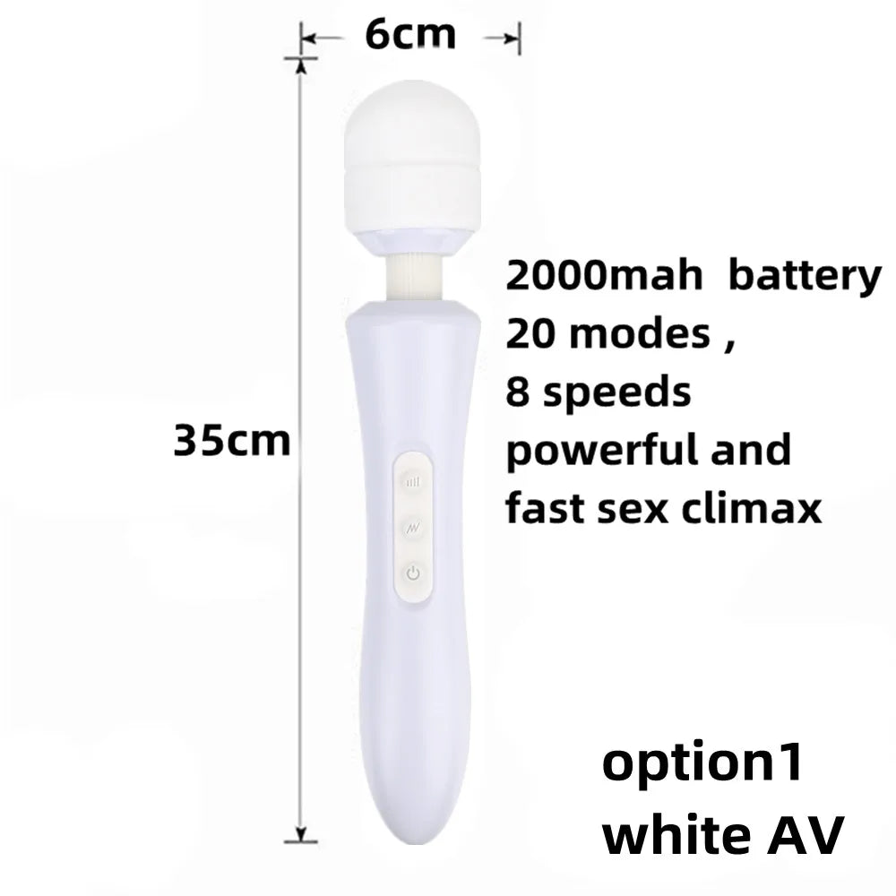 Kraftige massasjestaver og vibratorer