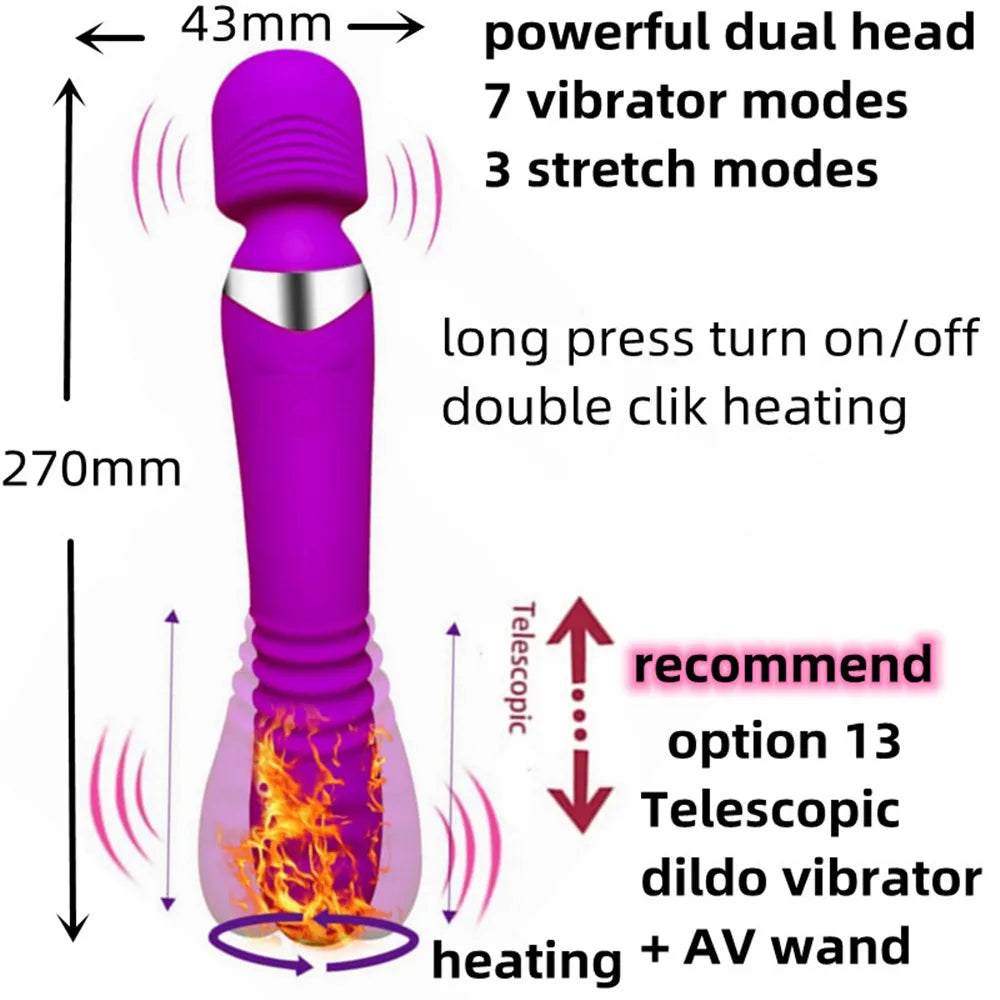 Kraftige massasjestaver og vibratorer