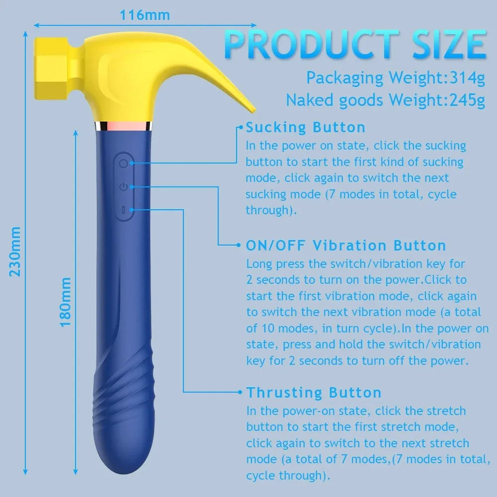 Kraftige massasjestaver og vibratorer