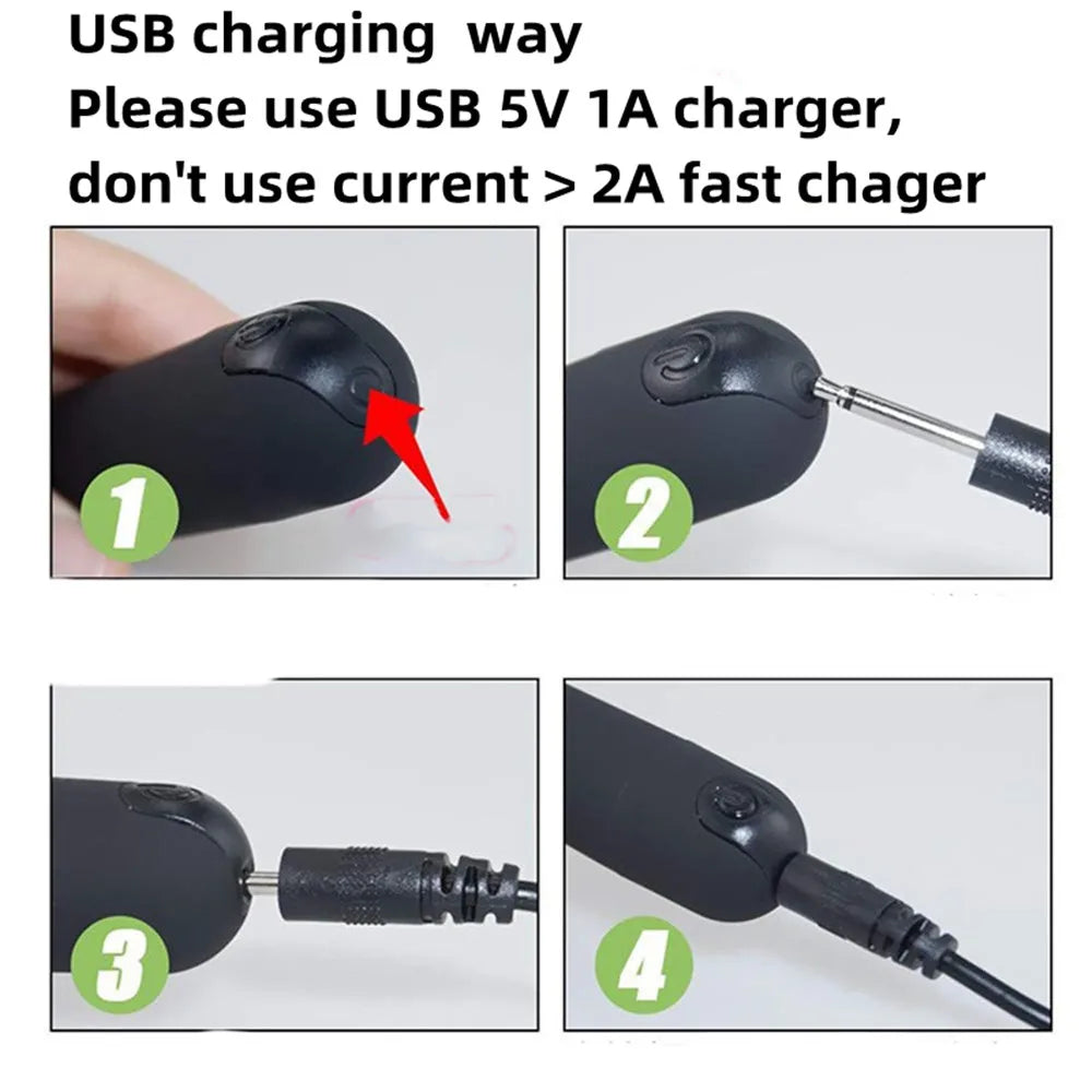 Kraftige massasjestaver og vibratorer