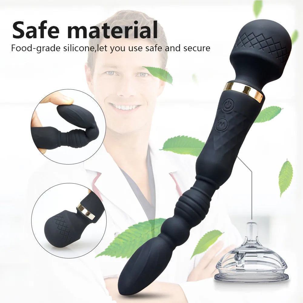 Kraftige massasjestaver og vibratorer
