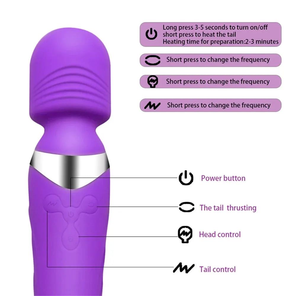 Kraftige massasjestaver og vibratorer