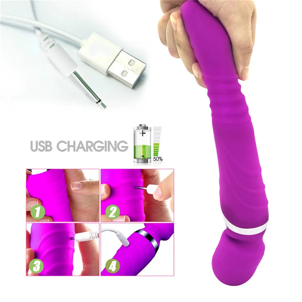 Kraftige massasjestaver og vibratorer