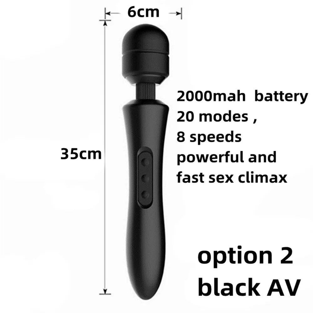 Kraftige massasjestaver og vibratorer