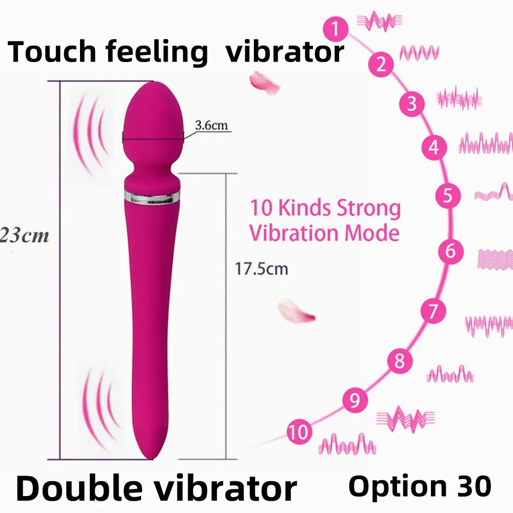 Kraftige massasjestaver og vibratorer