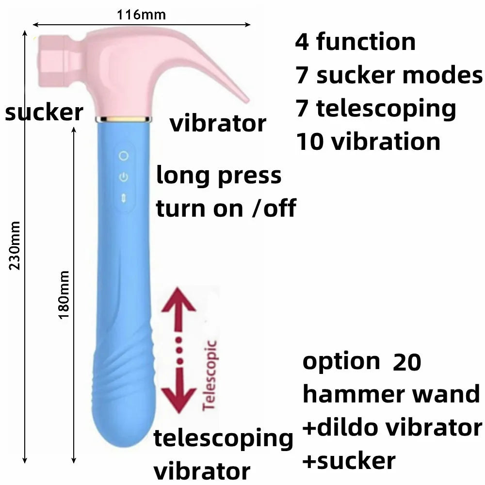 Kraftige massasjestaver og vibratorer