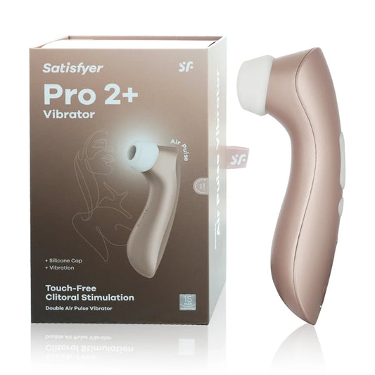 Satisfyer Pro 2+ – Klitorisstimulator med sugeeffekt og vibrasjon