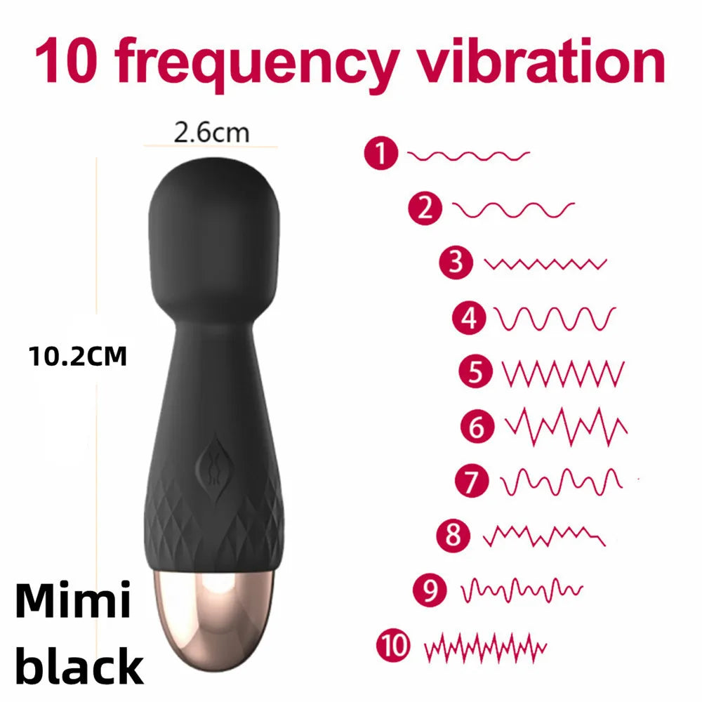 Kraftige massasjestaver og vibratorer