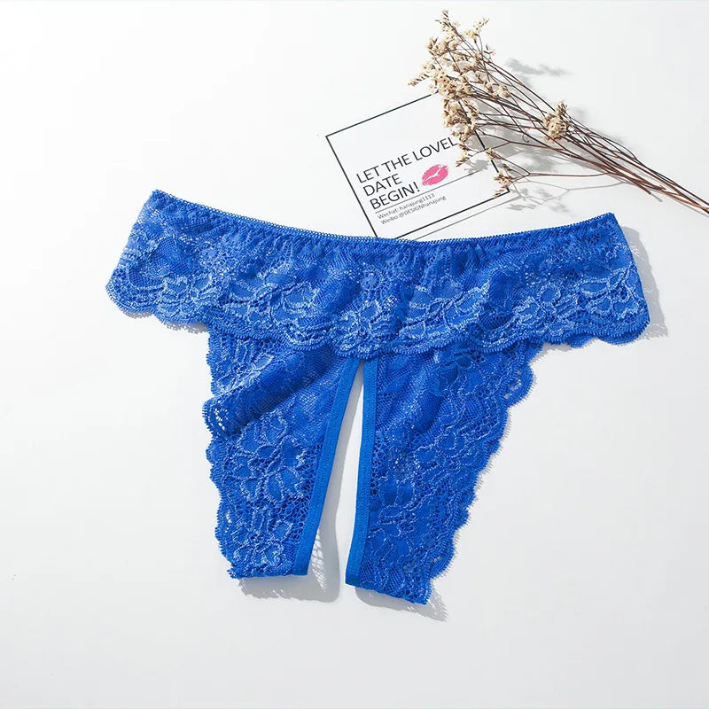 Sexy Lingerie damtetruser med åpning